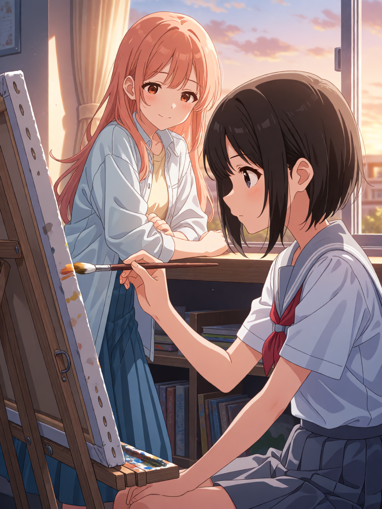 Art Room Quiet Moment