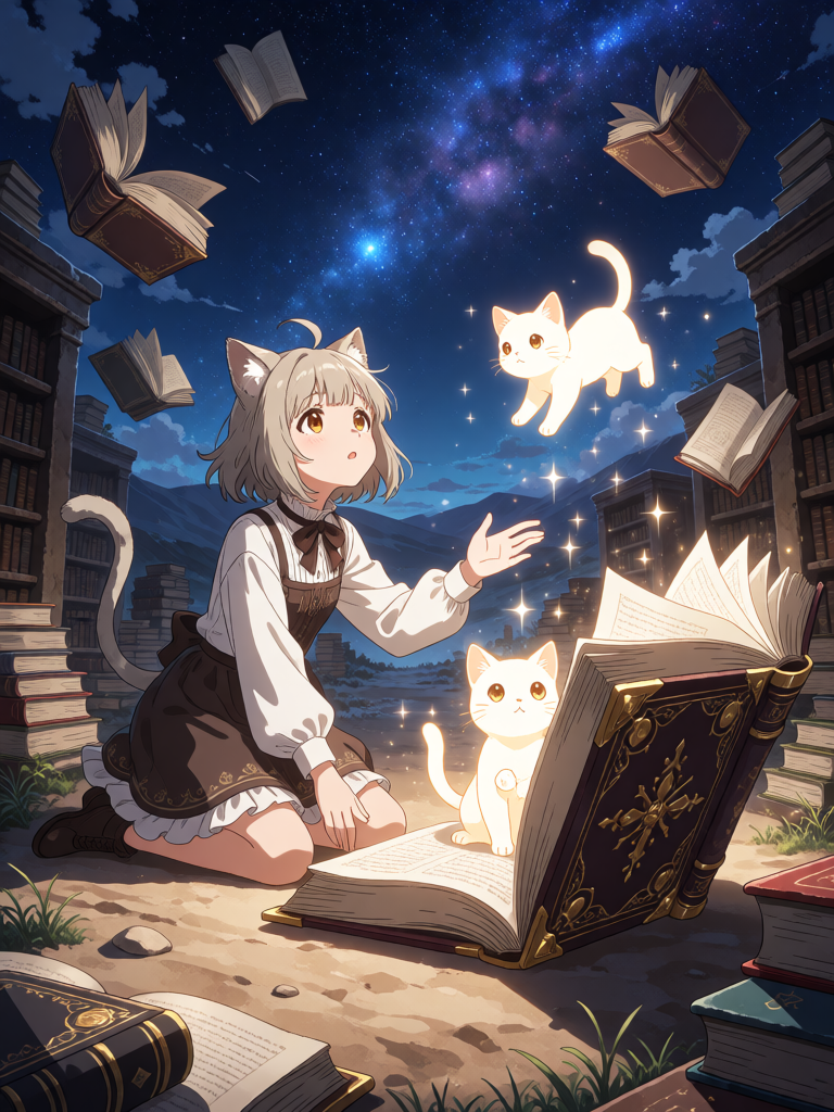 Catgirl Library Grimoire