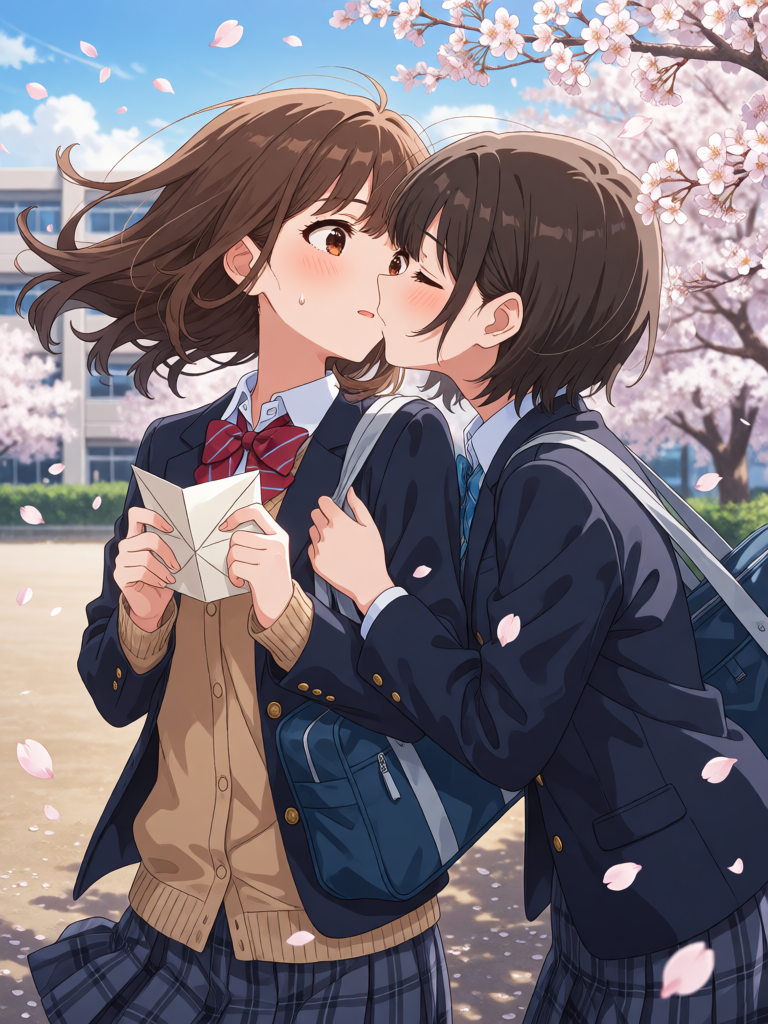 Cherry Blossom Kiss