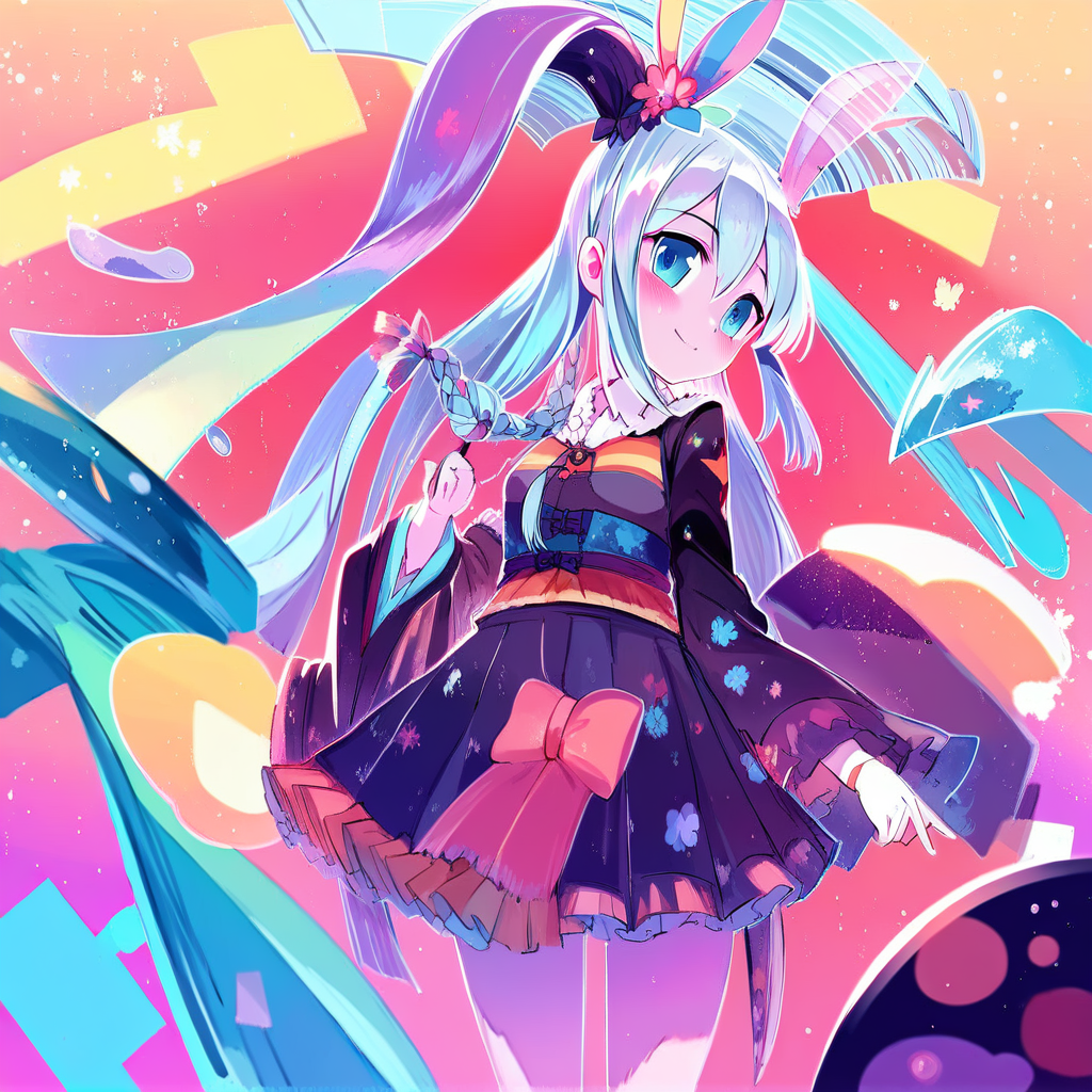Vibrant Kimono Overture
