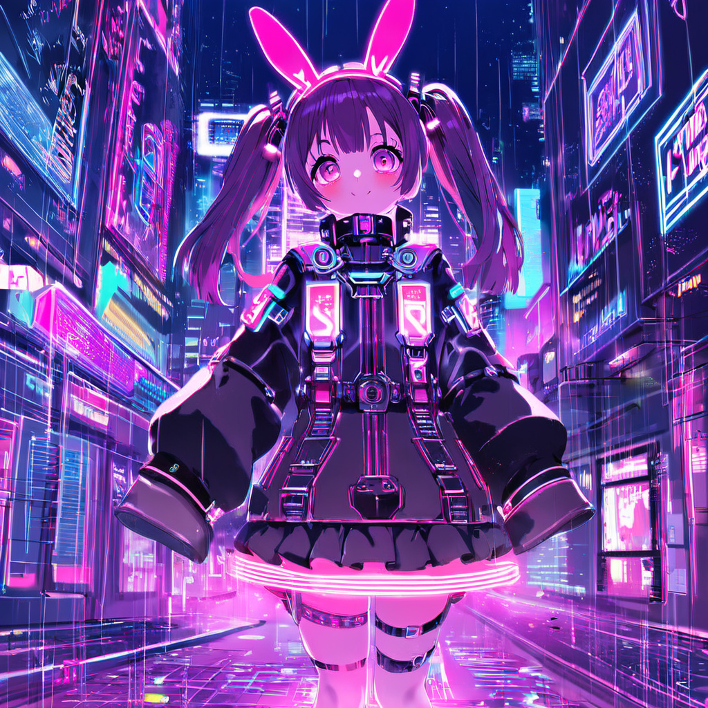 Neon Rain Cyberpunk