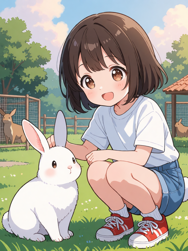 Cute Rabbit Summer