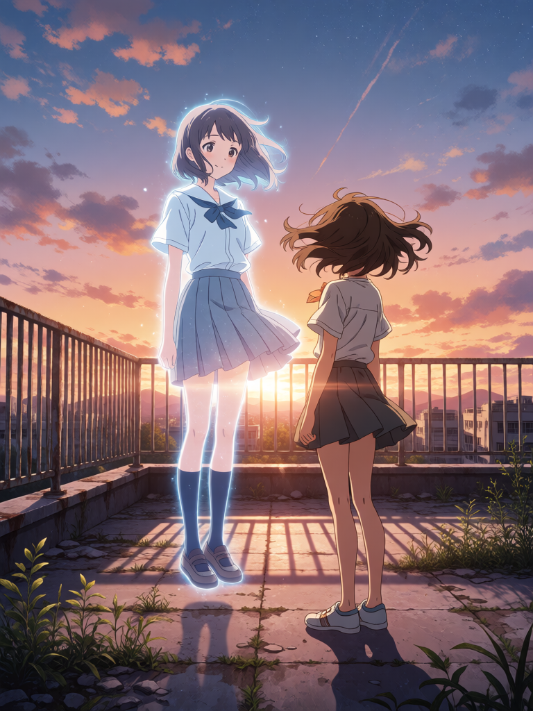Golden Hour Rooftop Dream