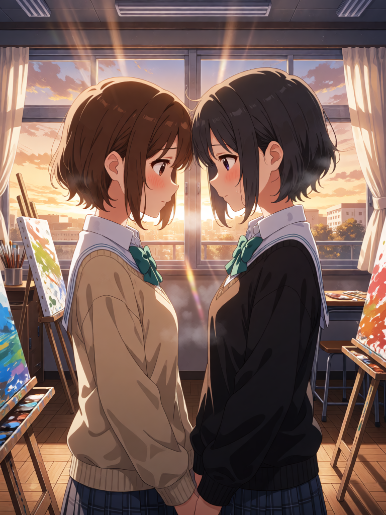 Golden Sunset Embrace
