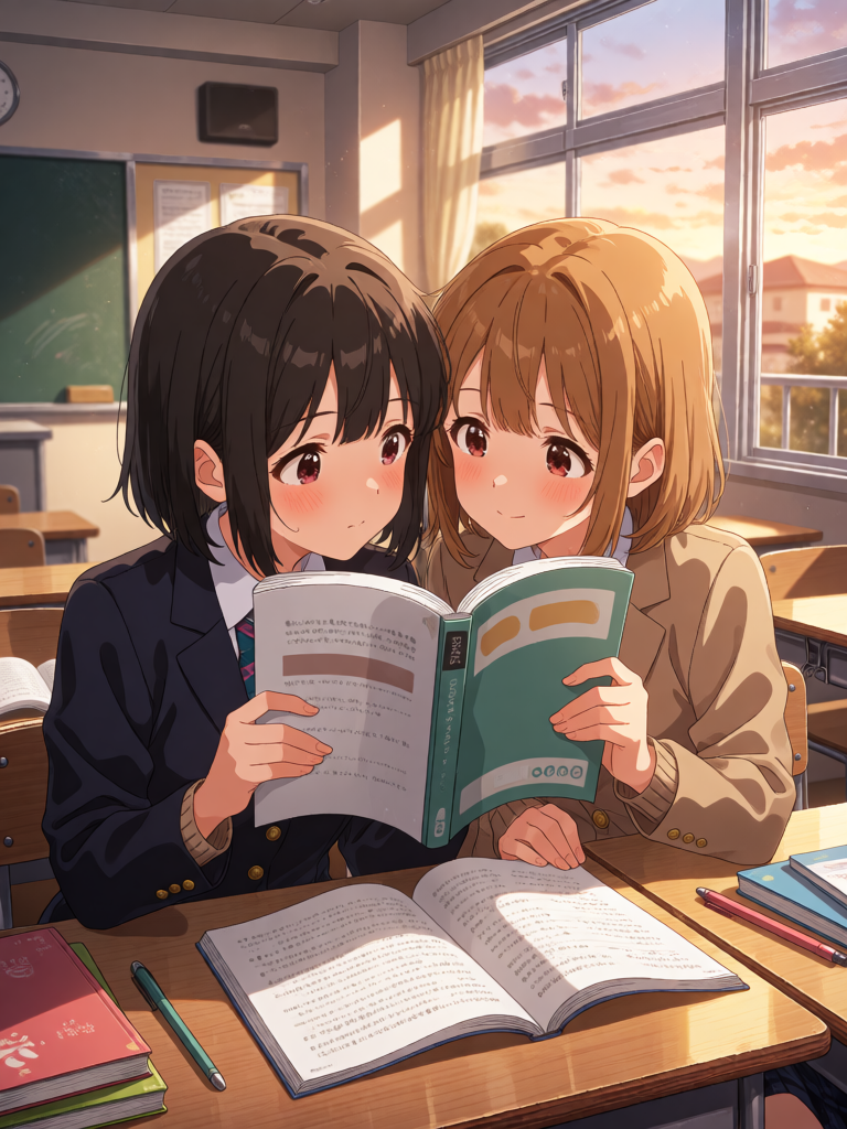 Intimate Classroom Moment