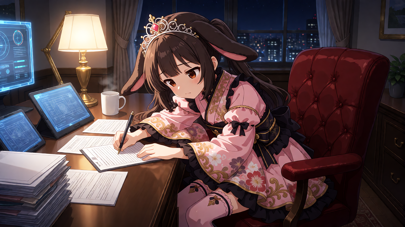 Late Night Office Work