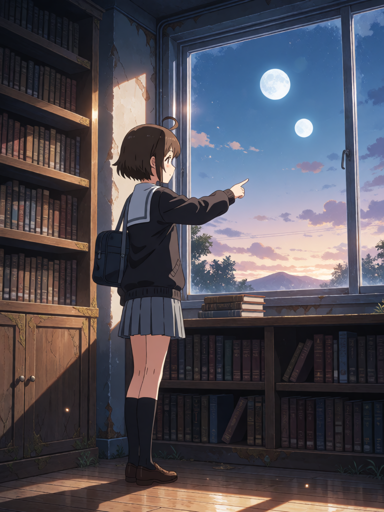 Moons Library Twilight
