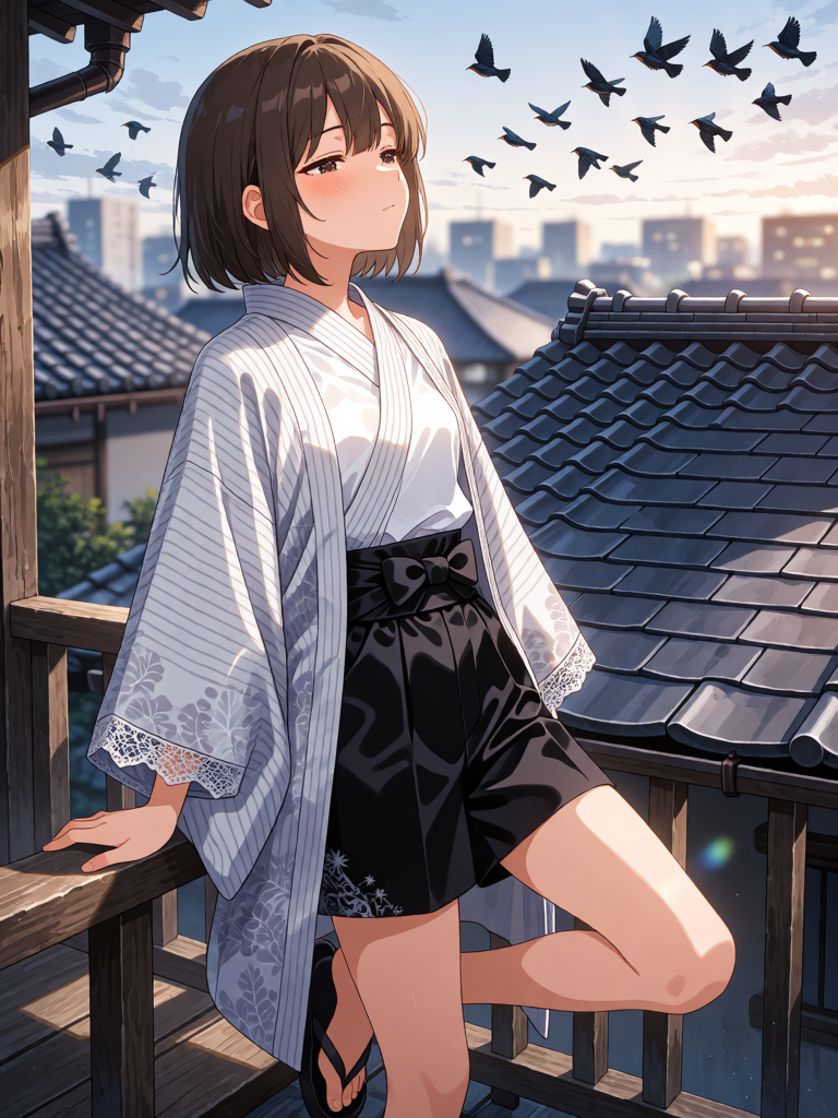 Morning Yukata Glow