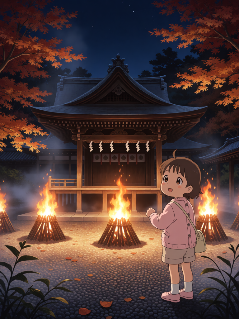 Mystic Autumn Bonfire