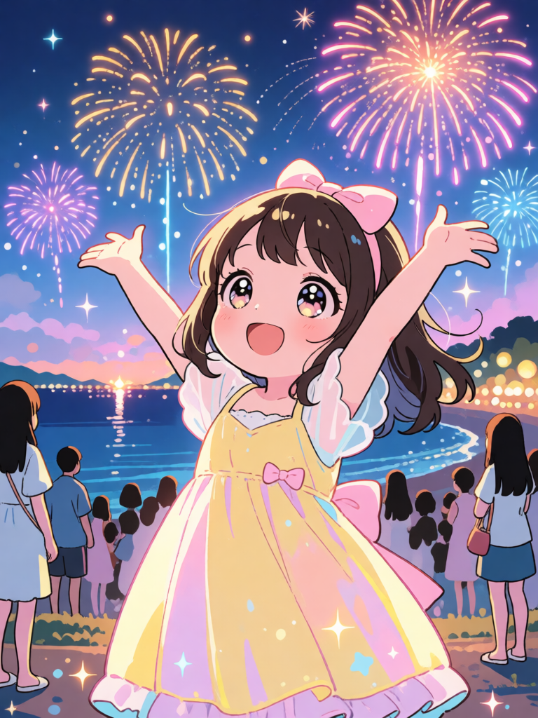 Neon Fireworks Fever