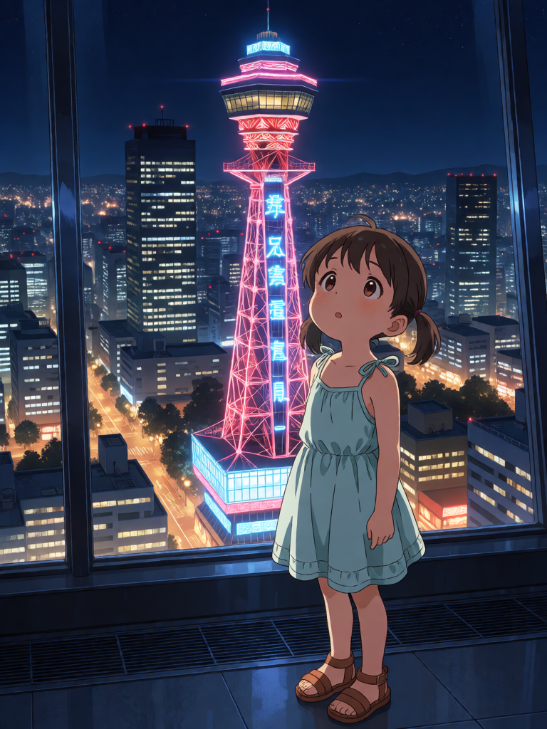 Neon Tower Awe