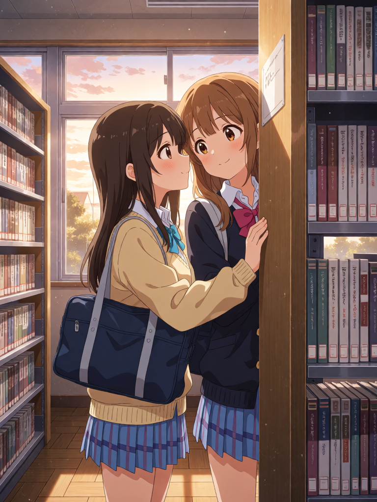 Quiet Library Moment