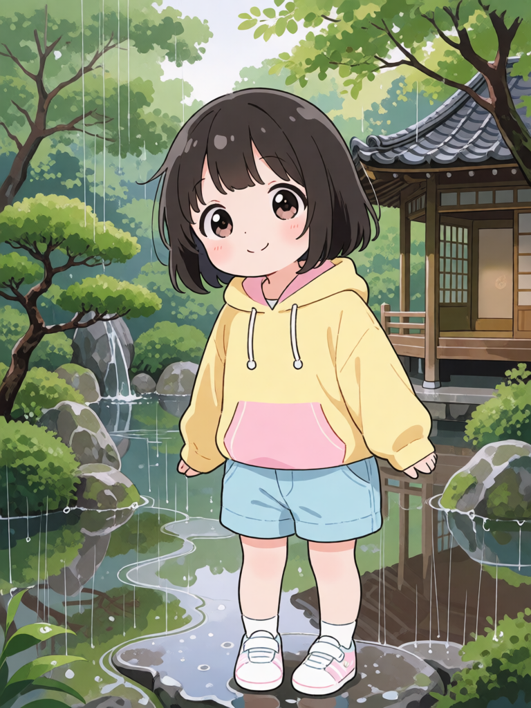 Rainy Garden Cutie