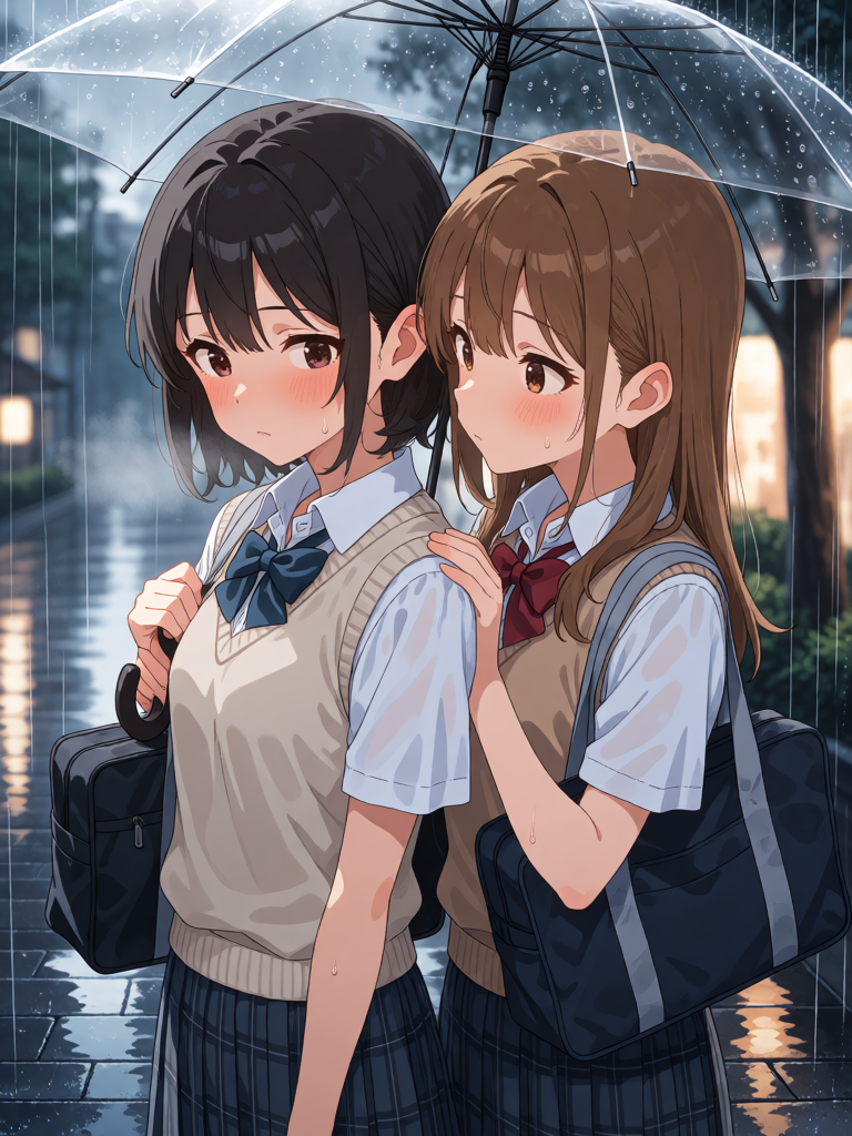 Rainy School Moment