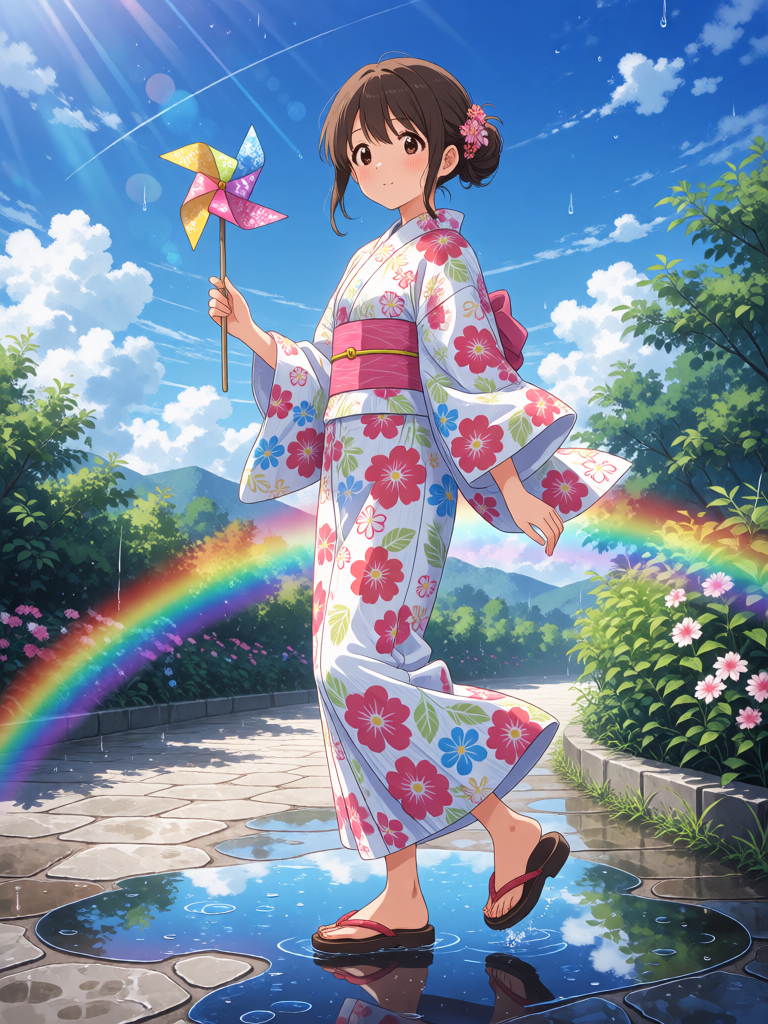 Rainy Summer Yukata Walk