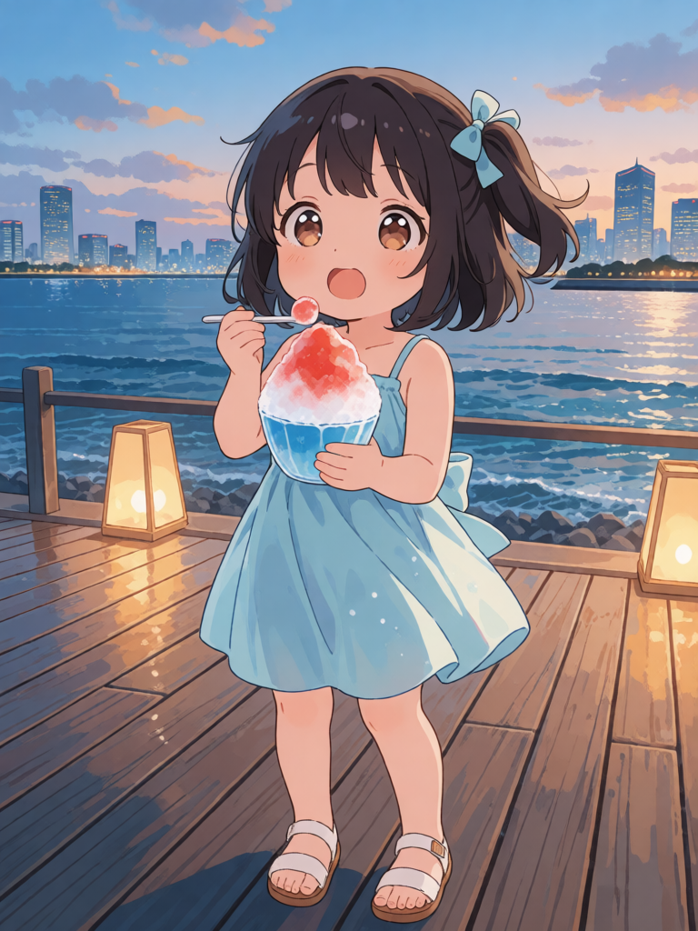 Shaved Ice Sunset