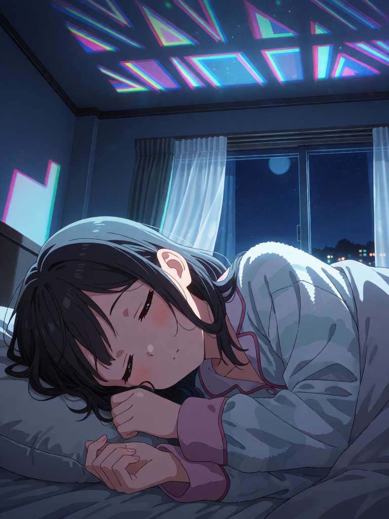 Sleepy Neon Dreamscape
