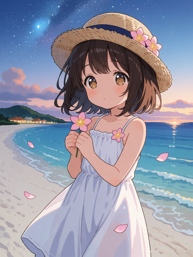 Starlit Beach Serenity