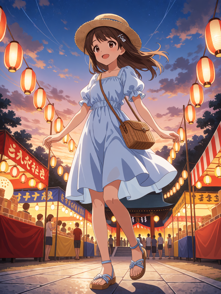 Summer Dusk Shrine Walk