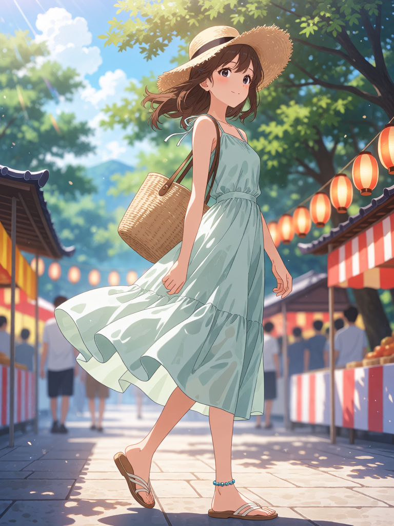 Summer Festival Graceful Stroll