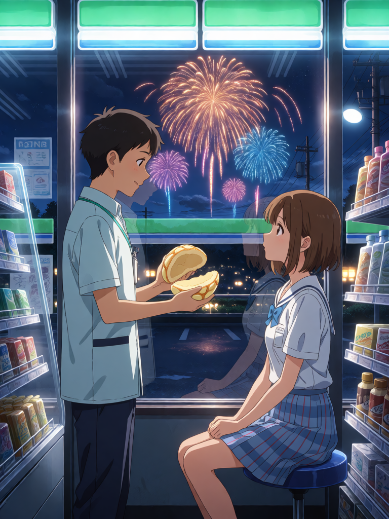 Summer Fireworks Sharing Melon