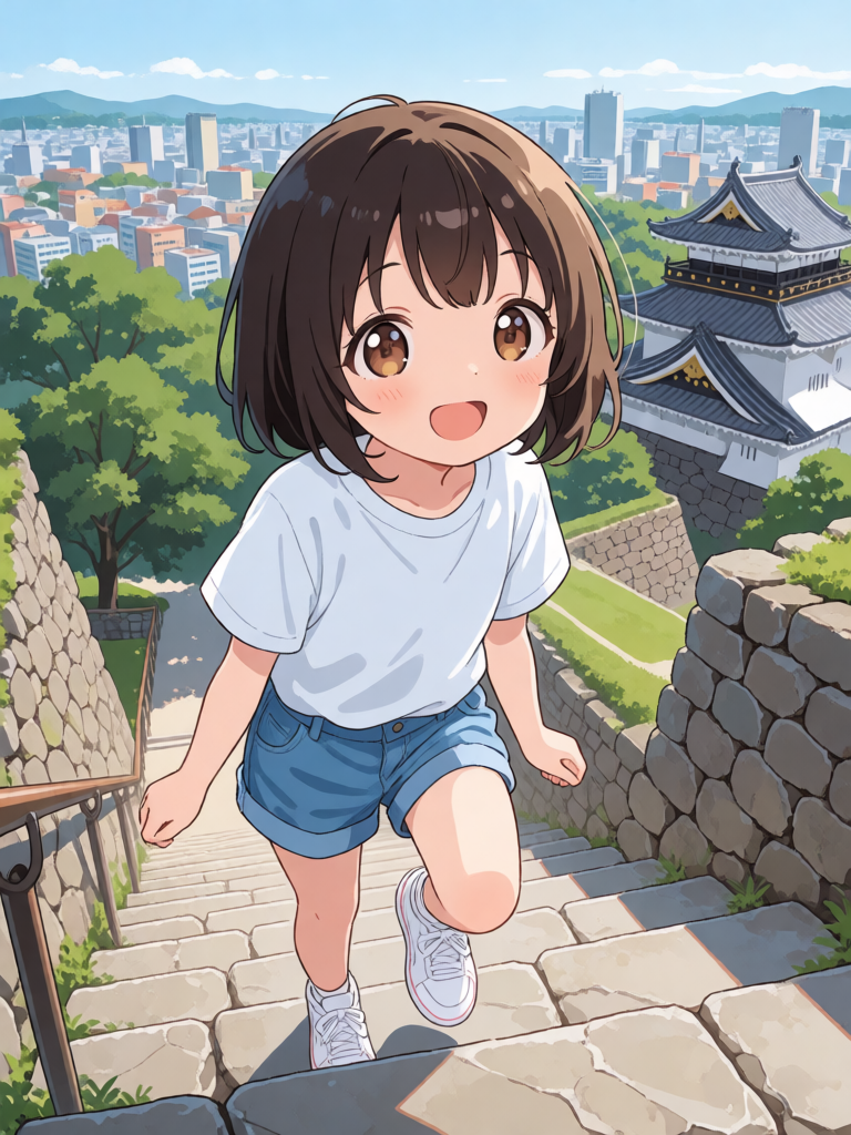 Sunlit Castle Climb