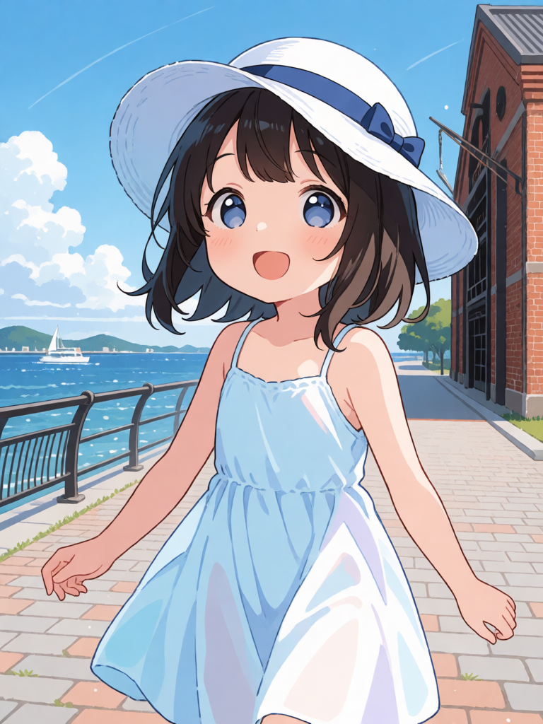 Sunny Harbor Stroll