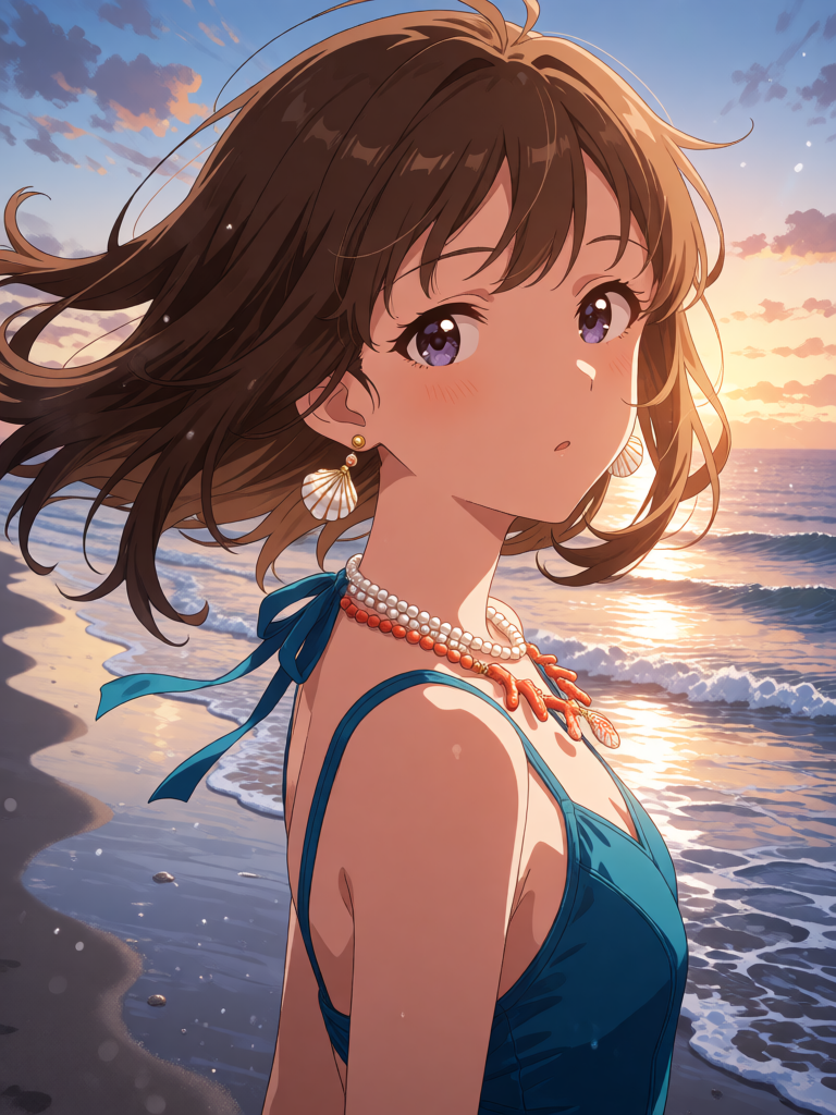 Sunset Beach Portrait