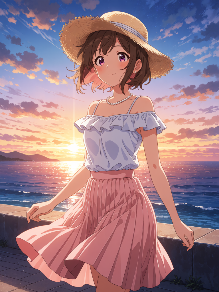 Sunset Seaside Serenity